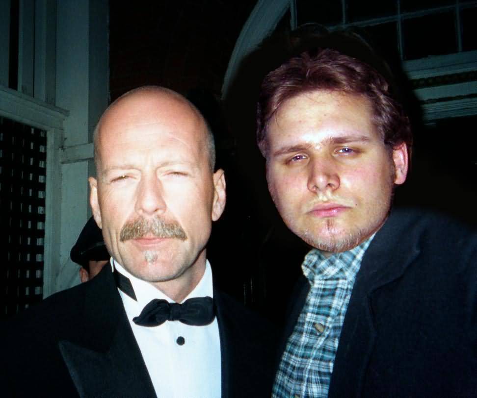 Bruce Willis with Guillaume Bruce Willis with Guillaumea