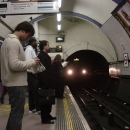 People waiting for the Tube