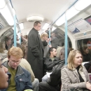 People inside the Tube
