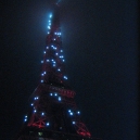 Tour Eiffel Blue Lights