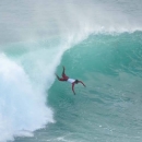 Surfer Wipe Out Big Waves
