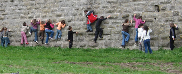Carcassonne Kids climbing wall Fortified