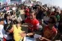 Andy Irons signing autographs