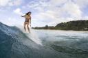 Hot girl surfing