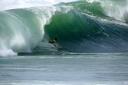 Jeremy Flores in a closing wave