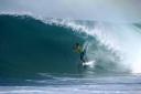 Jeremy Flores surfing in France