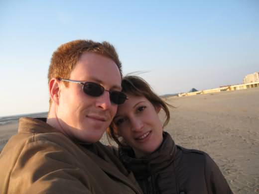 Arnaud and Claire in Plage Touquet